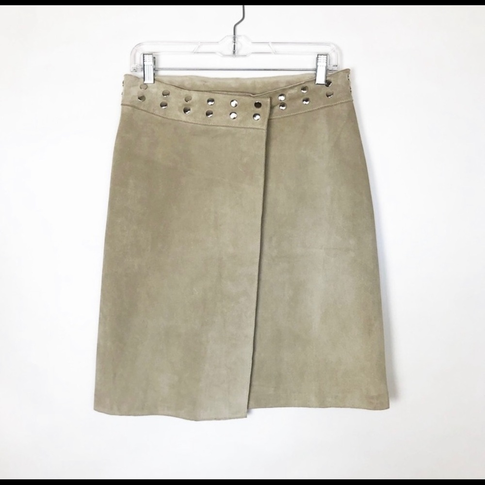 Frye Suede Wrap Skirt